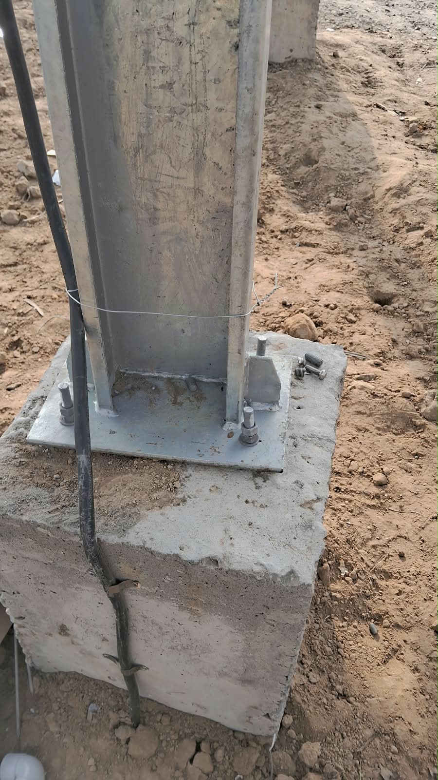 Concrete Pedestal Anchor Bolts