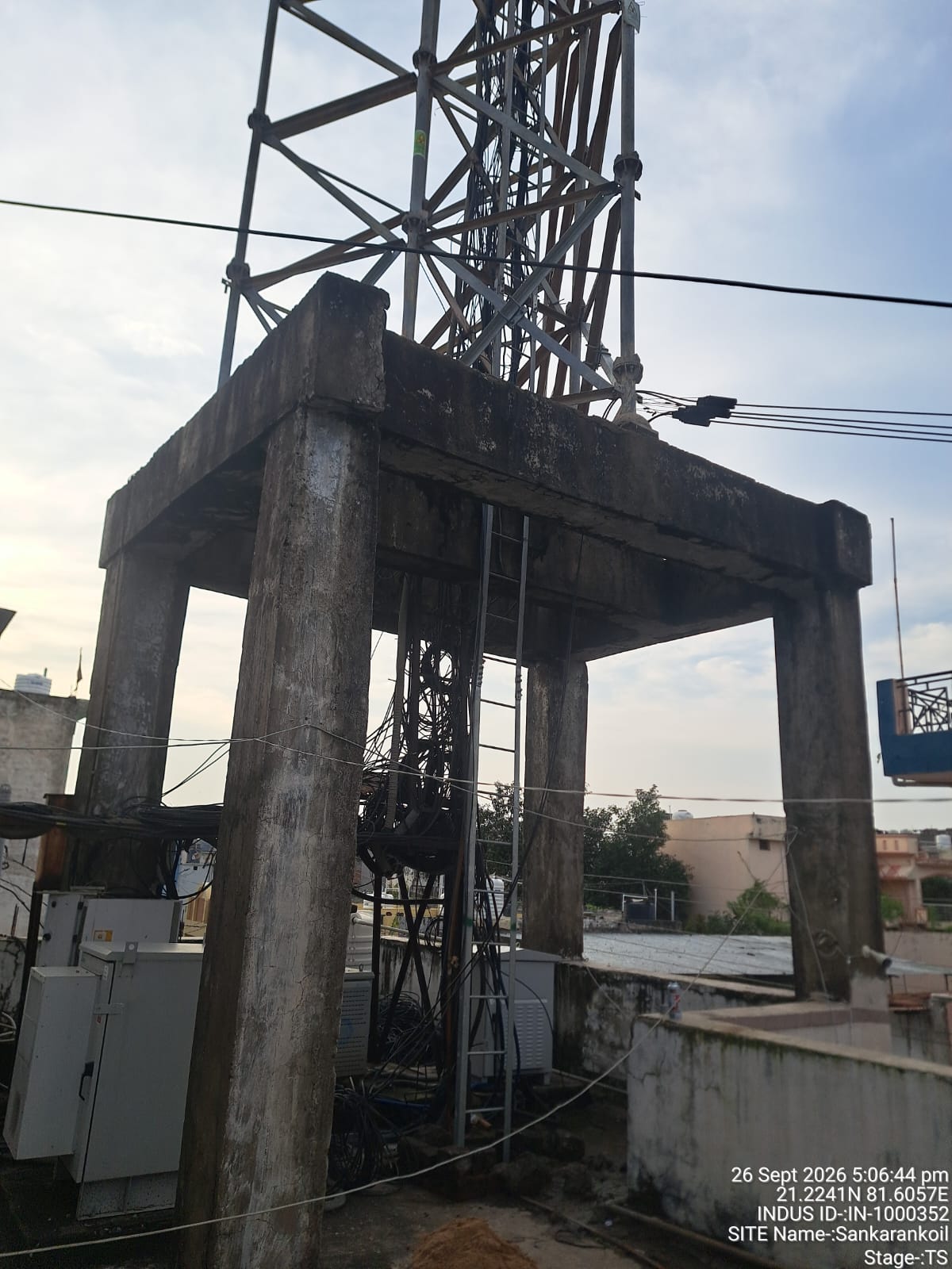 Rooftop Telecom Tower RTT Site Sankarankoil